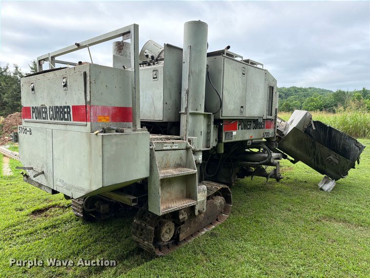 image for item EX2503 1990 Power Curbers Inc 5700B-10 curb machine