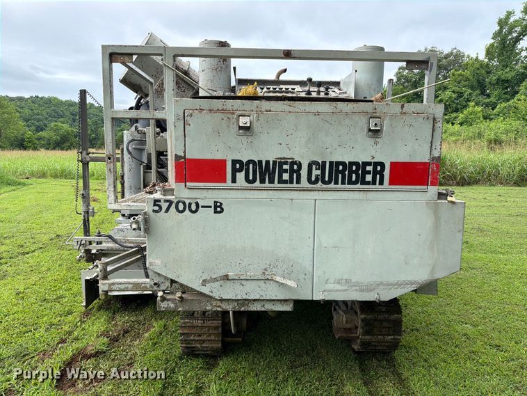 image for item EX2503 1990 Power Curbers Inc 5700B-10 curb machine