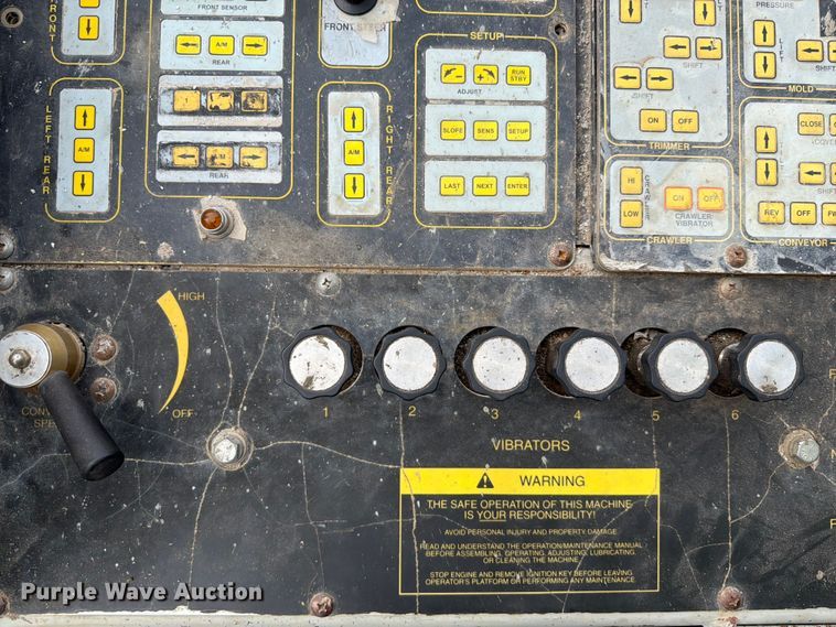 image for item EX2503 1990 Power Curbers Inc 5700B-10 curb machine