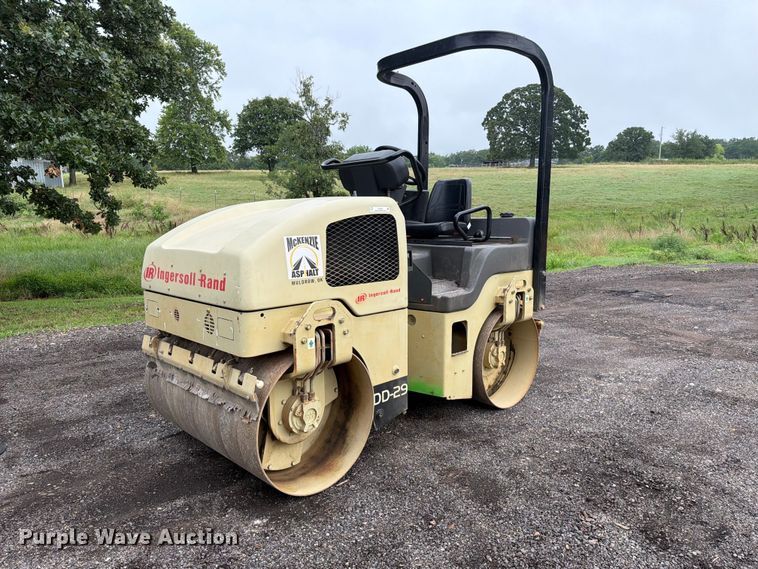 image for item EX2505 Ingersoll Rand DD-29 double drum vibratory roller
