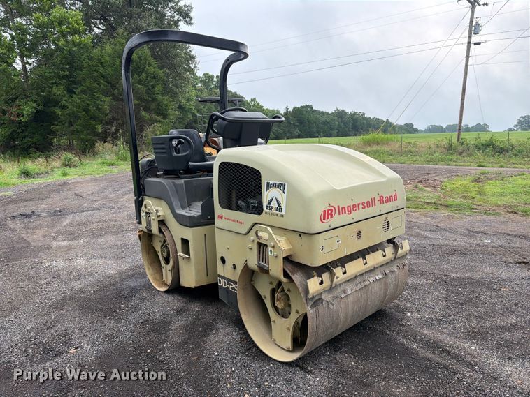 image for item EX2505 Ingersoll Rand DD-29 double drum vibratory roller