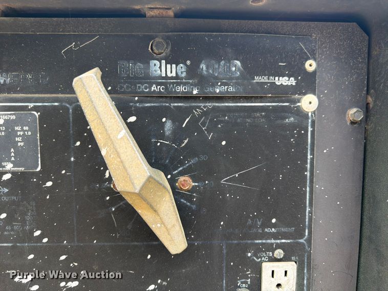 image for item EX3007 Miller Big Blue 400D welder/generator