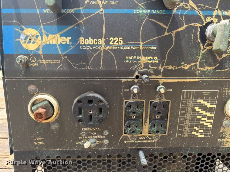 image for item EX3008 Miller Bobcat 225 welder
