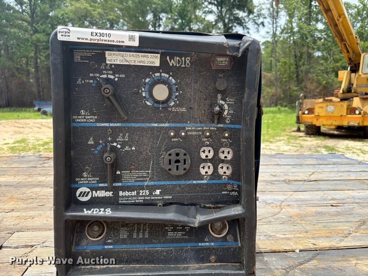image for item EX3010 Miller Bobcat 225 welder/generator