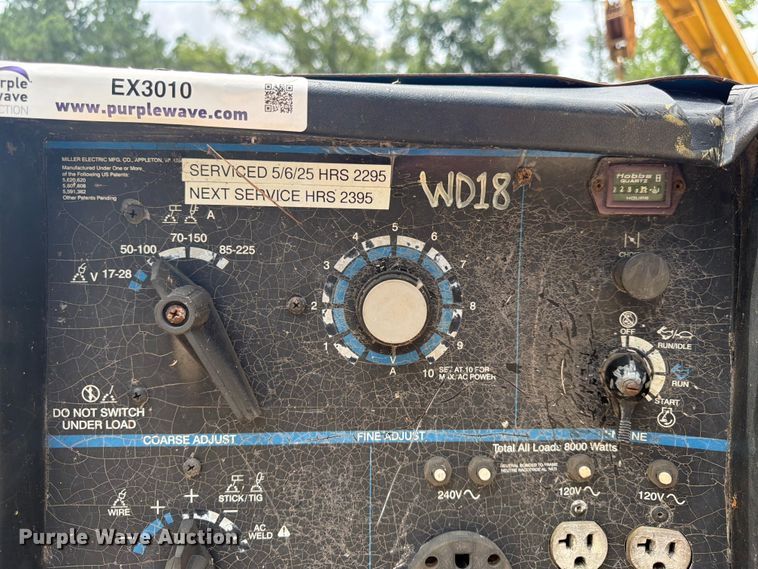 image for item EX3010 Miller Bobcat 225 welder/generator