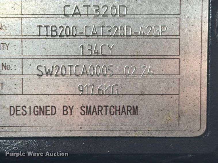 image for item EX3030 Smartcharm CAT320D excavator bucket