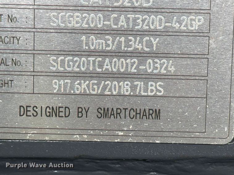 image for item EX3037 SmartCharm CAT320D excavator bucket