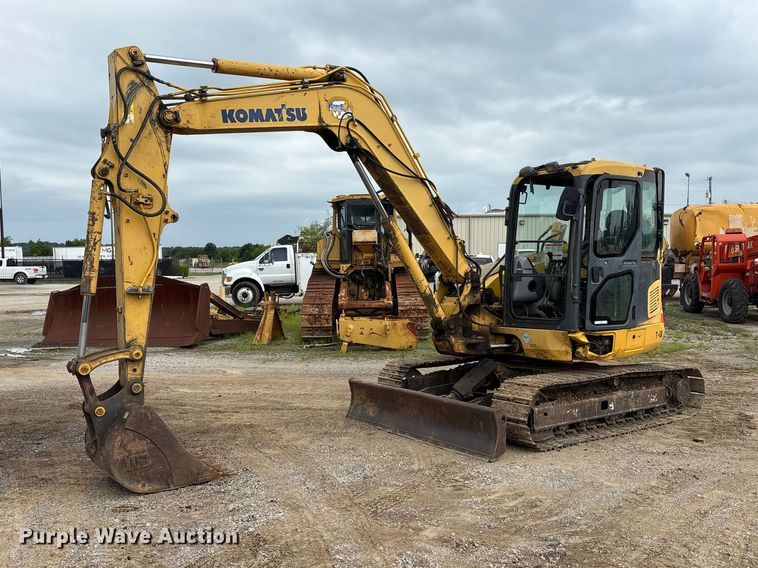 image for item EX3995 2012 Komatsu PC88MR-8 mini excavator