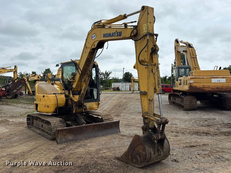 image for item EX3995 2012 Komatsu PC88MR-8 mini excavator