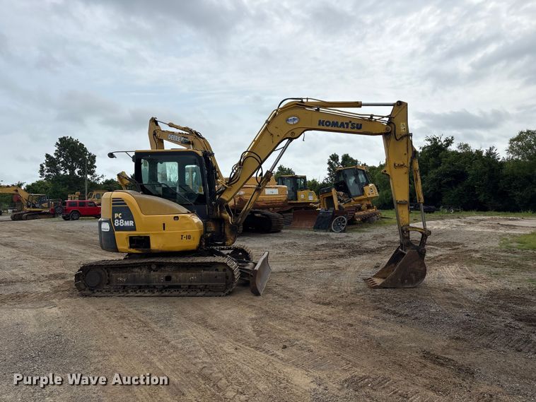 image for item EX3995 2012 Komatsu PC88MR-8 mini excavator