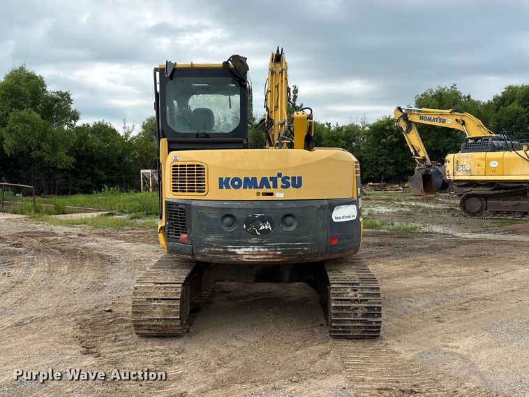 image for item EX3995 2012 Komatsu PC88MR-8 mini excavator