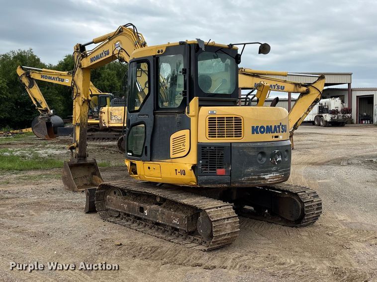 image for item EX3995 2012 Komatsu PC88MR-8 mini excavator