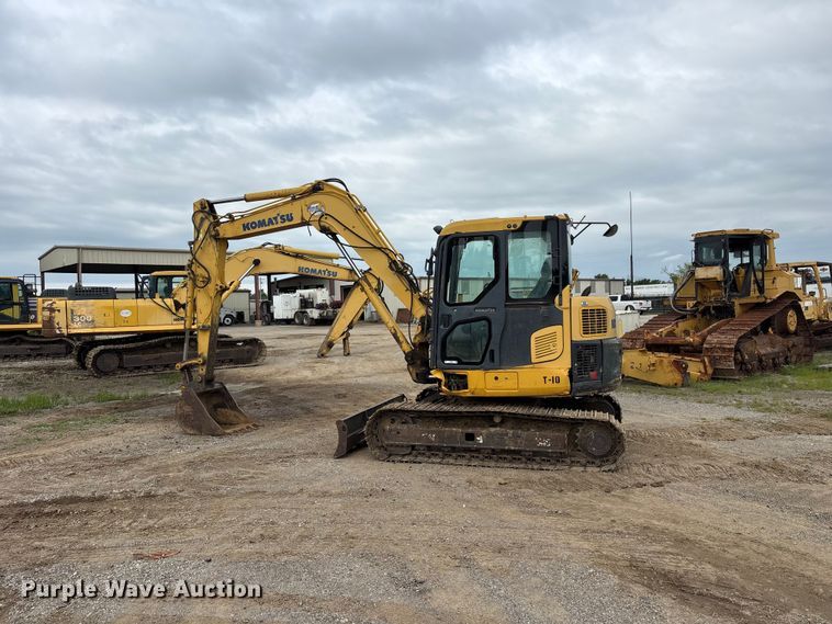 image for item EX3995 2012 Komatsu PC88MR-8 mini excavator