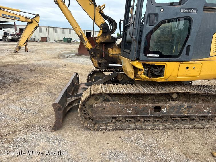 image for item EX3995 2012 Komatsu PC88MR-8 mini excavator