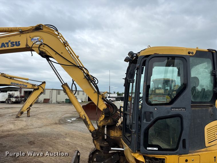 image for item EX3995 2012 Komatsu PC88MR-8 mini excavator