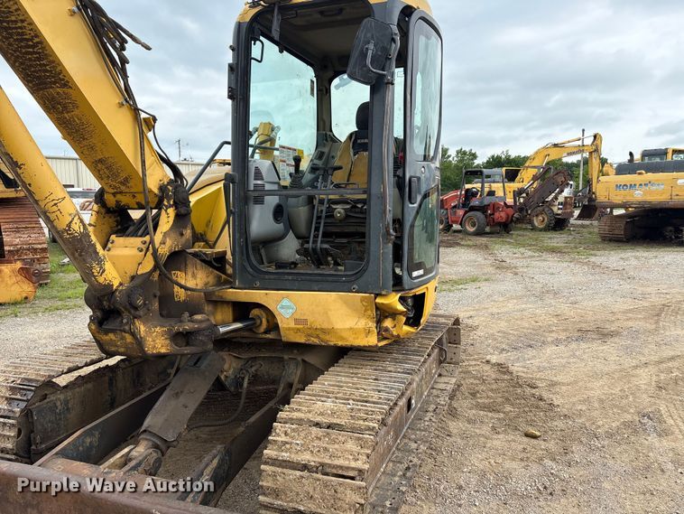 image for item EX3995 2012 Komatsu PC88MR-8 mini excavator