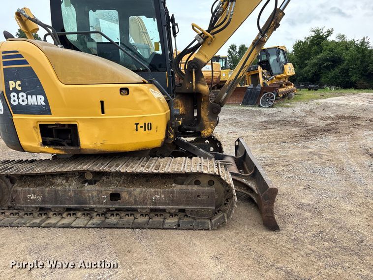 image for item EX3995 2012 Komatsu PC88MR-8 mini excavator