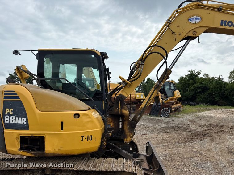 image for item EX3995 2012 Komatsu PC88MR-8 mini excavator