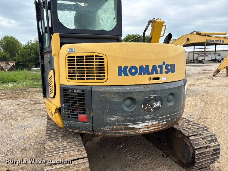 image for item EX3995 2012 Komatsu PC88MR-8 mini excavator