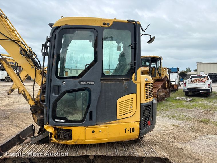 image for item EX3995 2012 Komatsu PC88MR-8 mini excavator