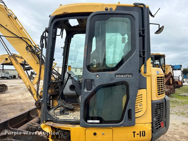 image for item EX3995 2012 Komatsu PC88MR-8 mini excavator