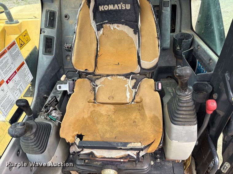 image for item EX3995 2012 Komatsu PC88MR-8 mini excavator