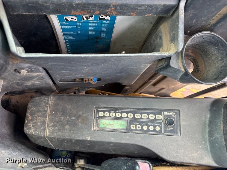 image for item EX3995 2012 Komatsu PC88MR-8 mini excavator