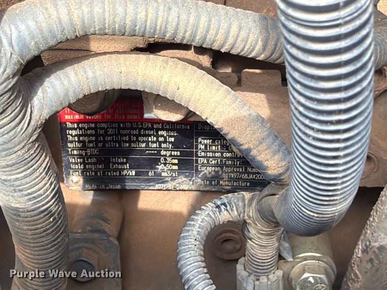 image for item EX3995 2012 Komatsu PC88MR-8 mini excavator