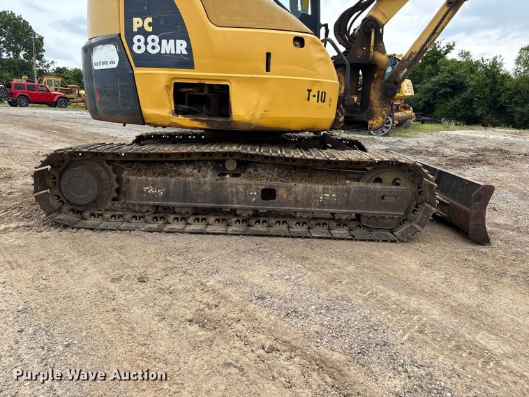 image for item EX3995 2012 Komatsu PC88MR-8 mini excavator