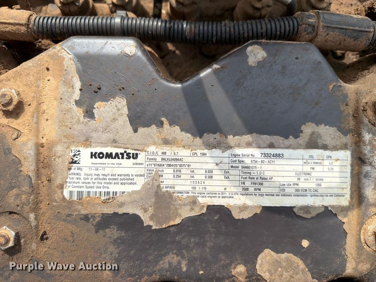 image for item EX3997 2012 Komatsu PC200LC-8 excavator