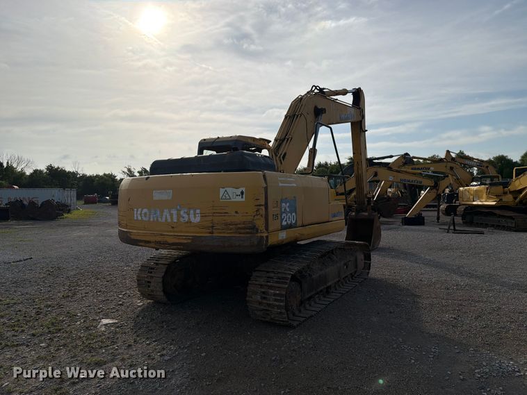 image for item EX3998 2005 Komatsu PC200-7 excavator