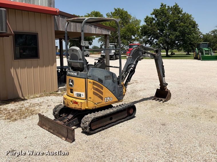 image for item EX4016 2007 John Deere 17D mini excavator