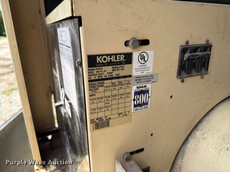 image for item EX4540 2003 Kohler 50REOZJB generator