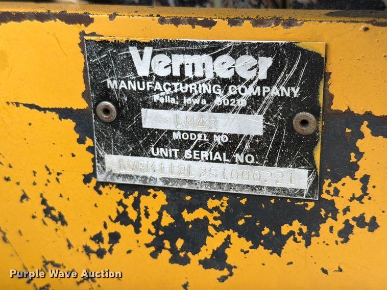 image for item EX4561 1995 Vermeer LM42 vibratory cable plow