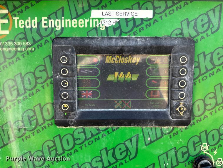 image for item FB5749 2016 McCloskey International 144R impact crusher