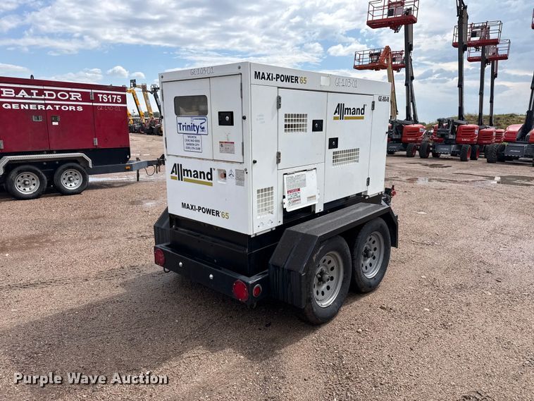image for item FB6842 2017 Allmand Maxi-Power 65 generator