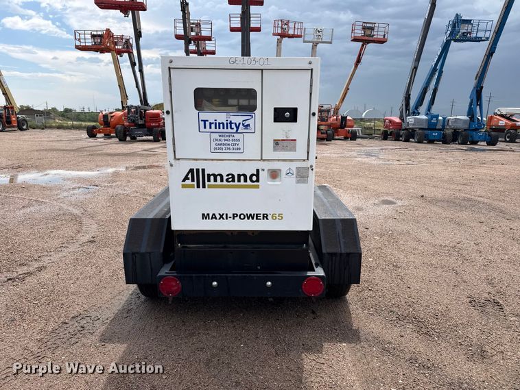 image for item FB6842 2017 Allmand Maxi-Power 65 generator