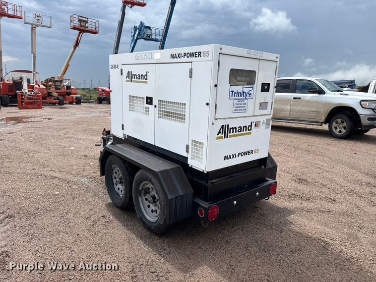 image for item FB6842 2017 Allmand Maxi-Power 65 generator