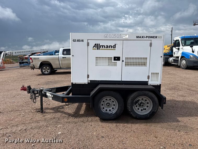 image for item FB6842 2017 Allmand Maxi-Power 65 generator