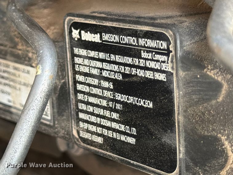 image for item FB8139 2022 Bobcat S66 skid steer loader