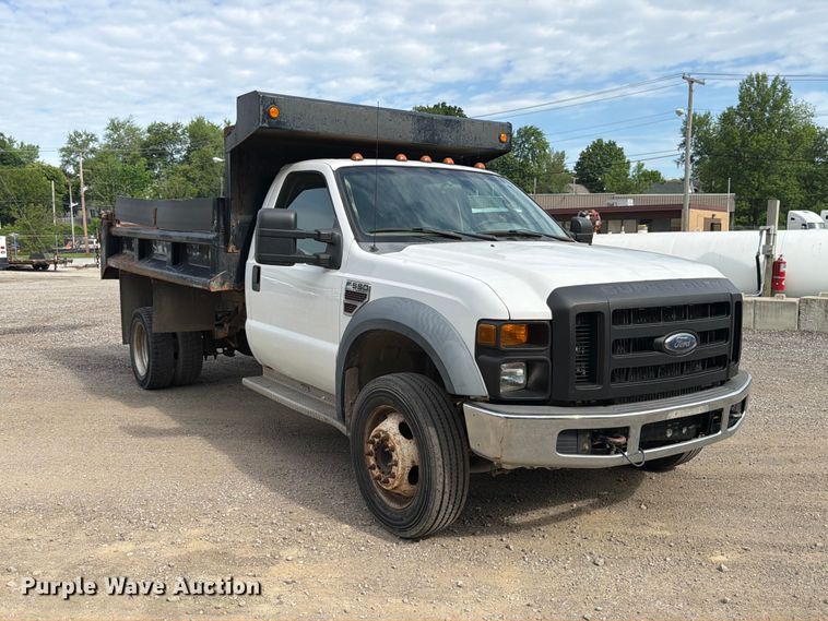 image for item FB8179 2008 Ford F550 Super Duty dump truck