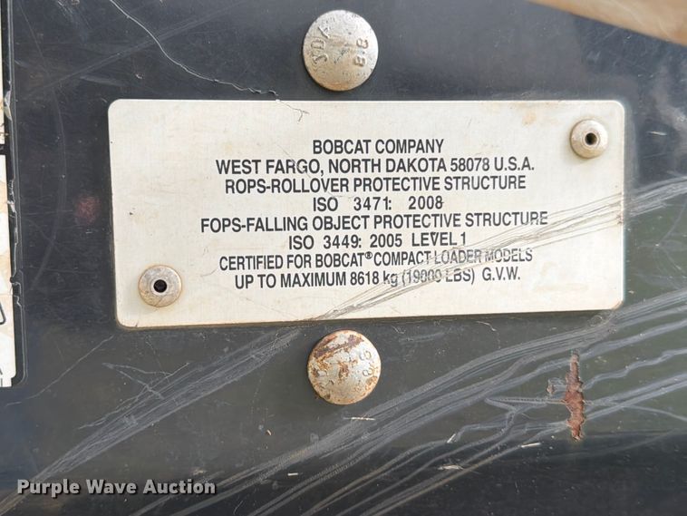 image for item FB8237 2021 Bobcat S64 skid steer loader