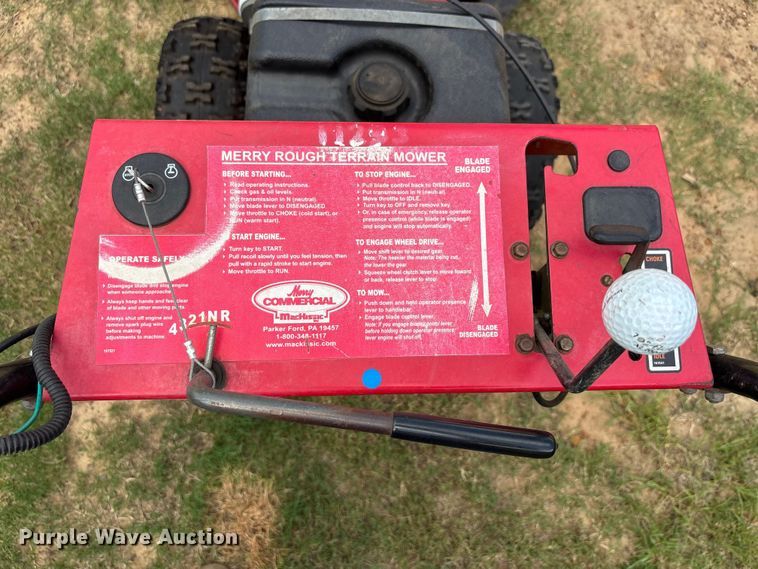 image for item FB8243 Merry Commercial Rough Terrain push mower