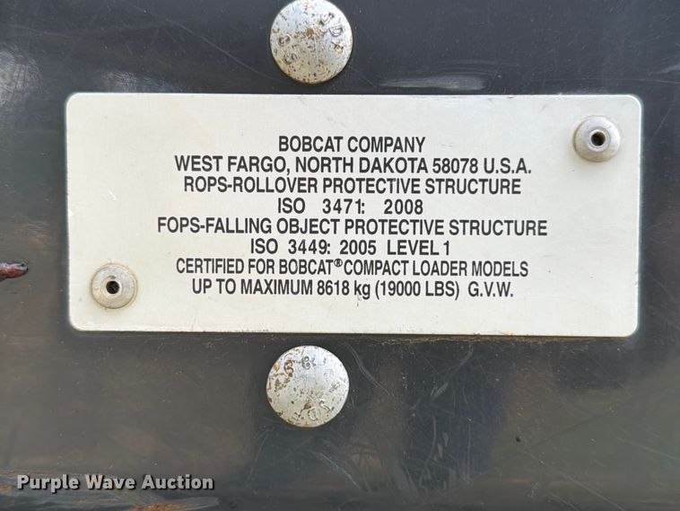 image for item FB8250 2021 Bobcat T66 tracked skid steer loader