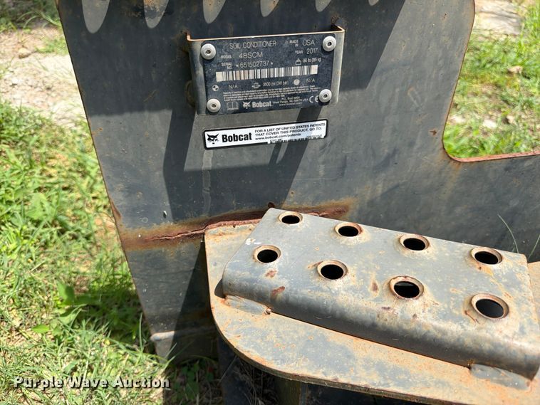 image for item FB8251 2072 Bobcat 48SCM skid steer soil conditioner