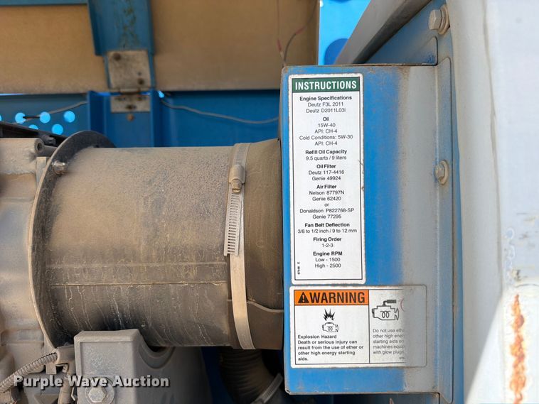 image for item FB8263 2008 Genie S-60HC boom lift