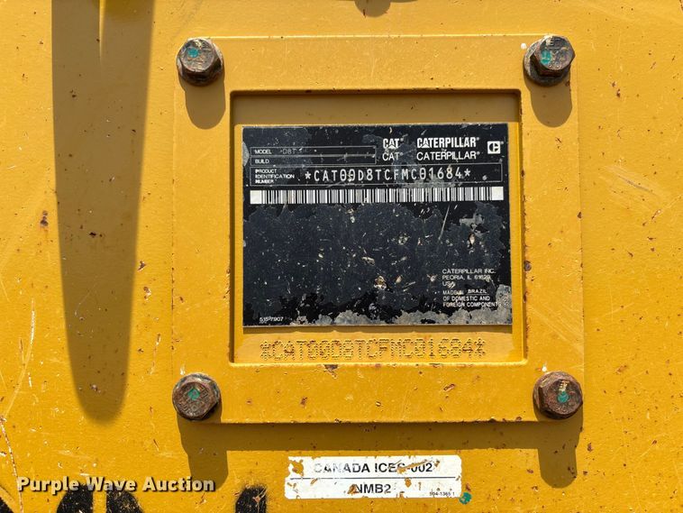 image for item FC1695 2018 Caterpillar D8T dozer