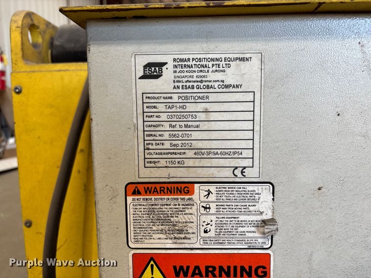 image for item FC1709 ESAB welding system