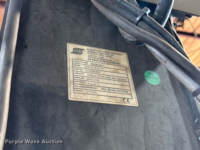 image for item FC1709 ESAB welding system