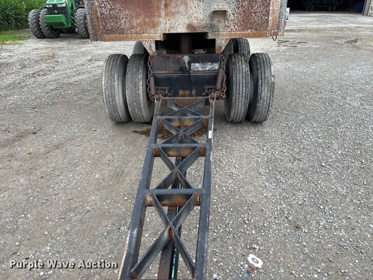 image for item FC1756 1979 end dump pup trailer